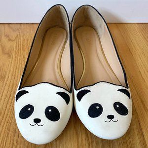 Bamboo Panda Ballet Flats Ladies Size 10